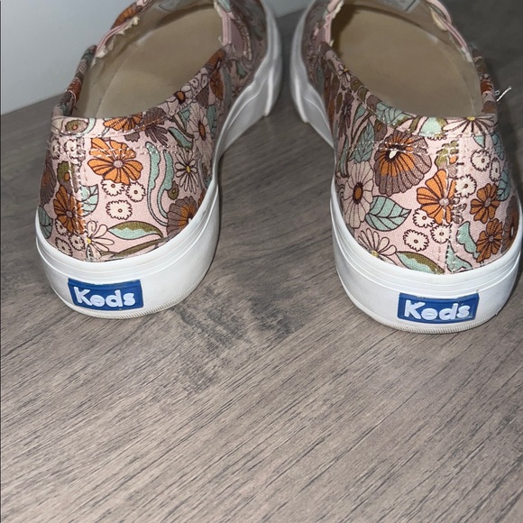 Keds Pink Floral Slip-On Sneakers - Picture 9 of 13